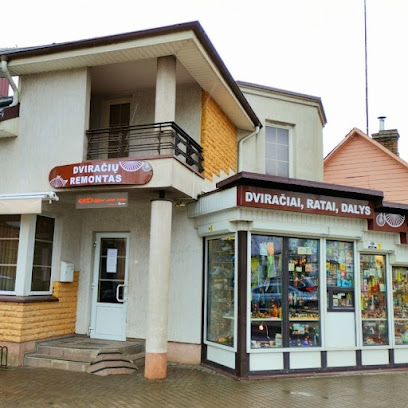 Dviraciu kioskas - dalys, remontas mieste Ukmerge